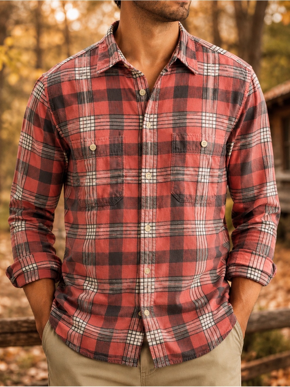 🍂 J.Crew Winterbrook Plaid Flannel Shirt 🍂